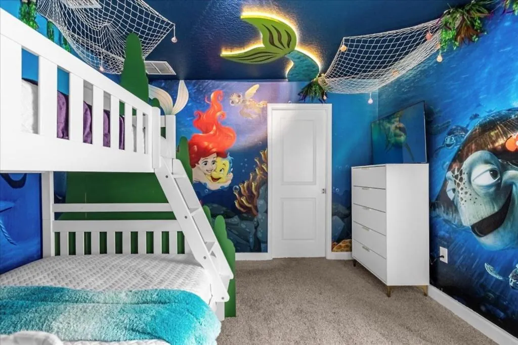 7 Bedrooms- 6 Bathrooms- Champions Gate 9033 St Davenport